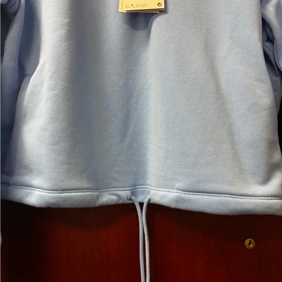 Nike Blue and White Quarter-Zip Pullover - Picture 5 of 7